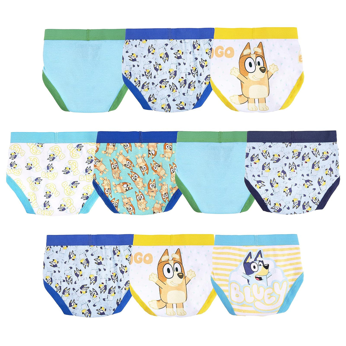 Bluey Paquete múltiple de Ropa Interior Ropa Interior para Niños