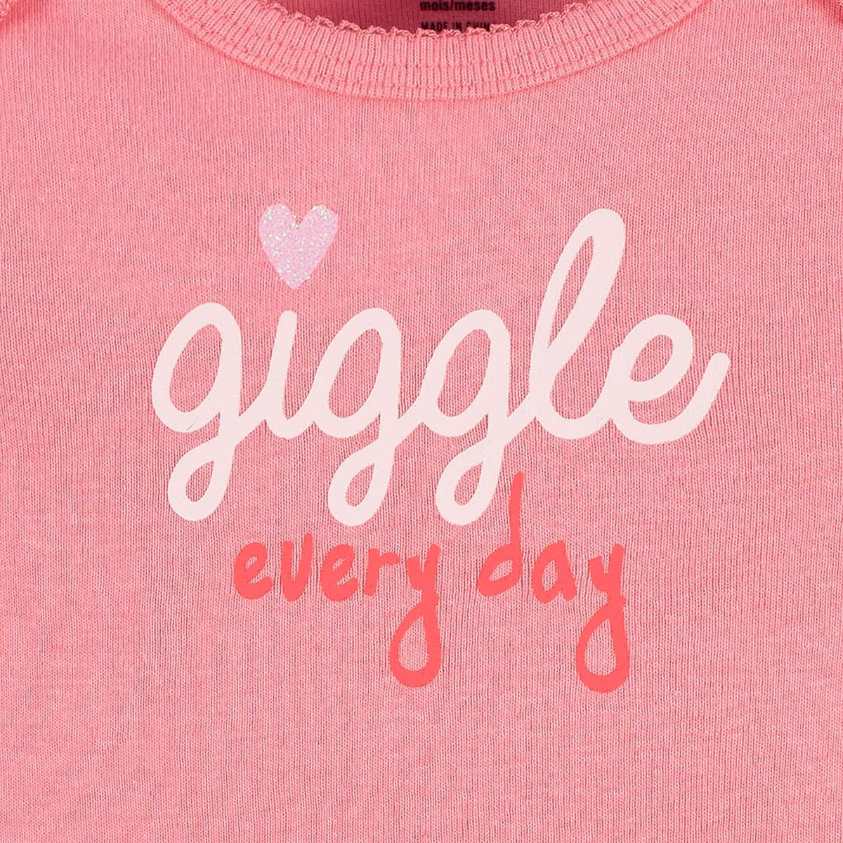 Gerber Estampado Set 4 Piezas: 2 Playeras, Falda y Legging para Bebé-Niñas