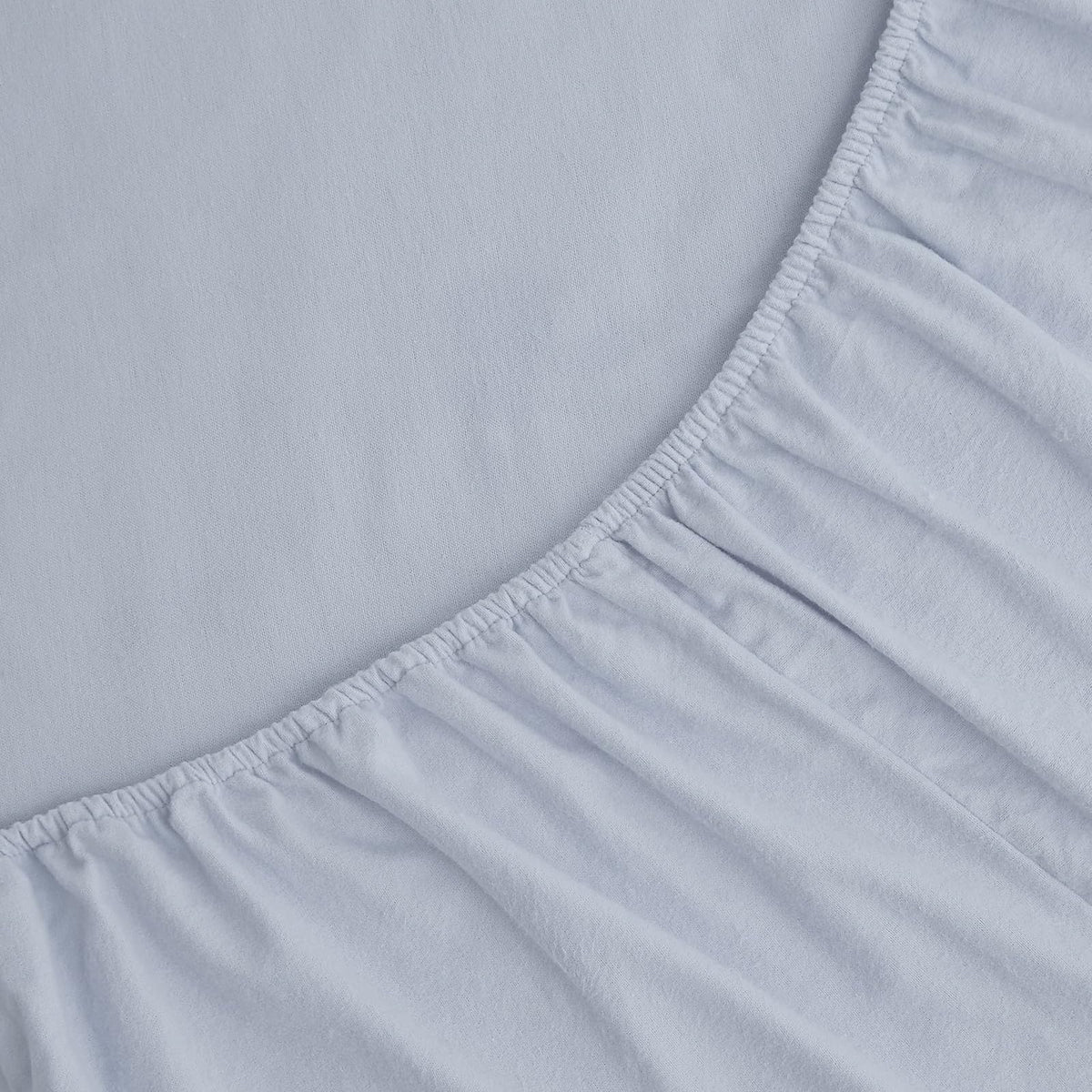 Laura Ashley - Juego de sábanas King, Ropa de Cama de Franela de algodón, Cepillado para Mayor suavidad y Comodidad (Azul Sereno, King)