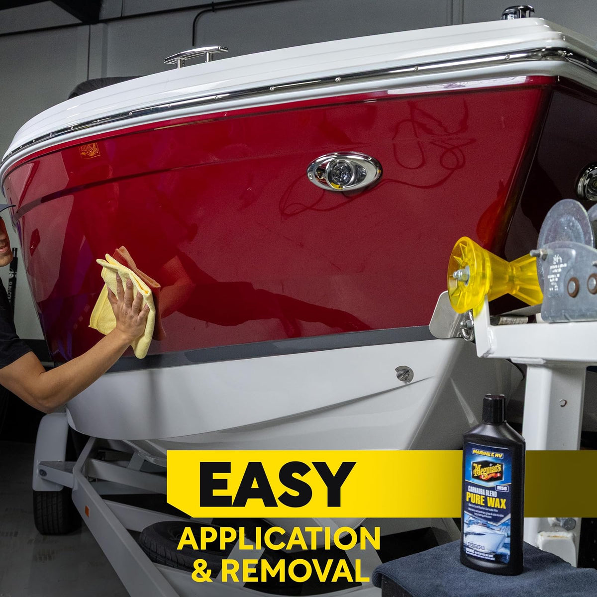 Meguiar's Cera Líquida M5616 para Vehículos Recreativos y Marinos, 476 ml