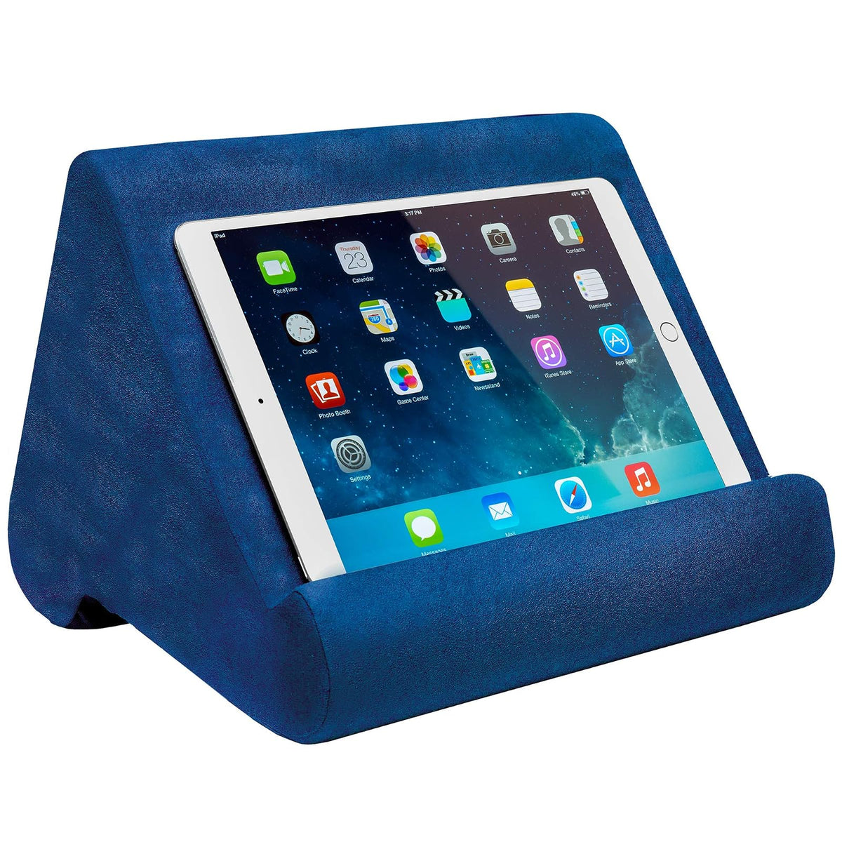Ontel Cojín Soporte Multiángulo para Tablet y Libros - Azul - Ultra