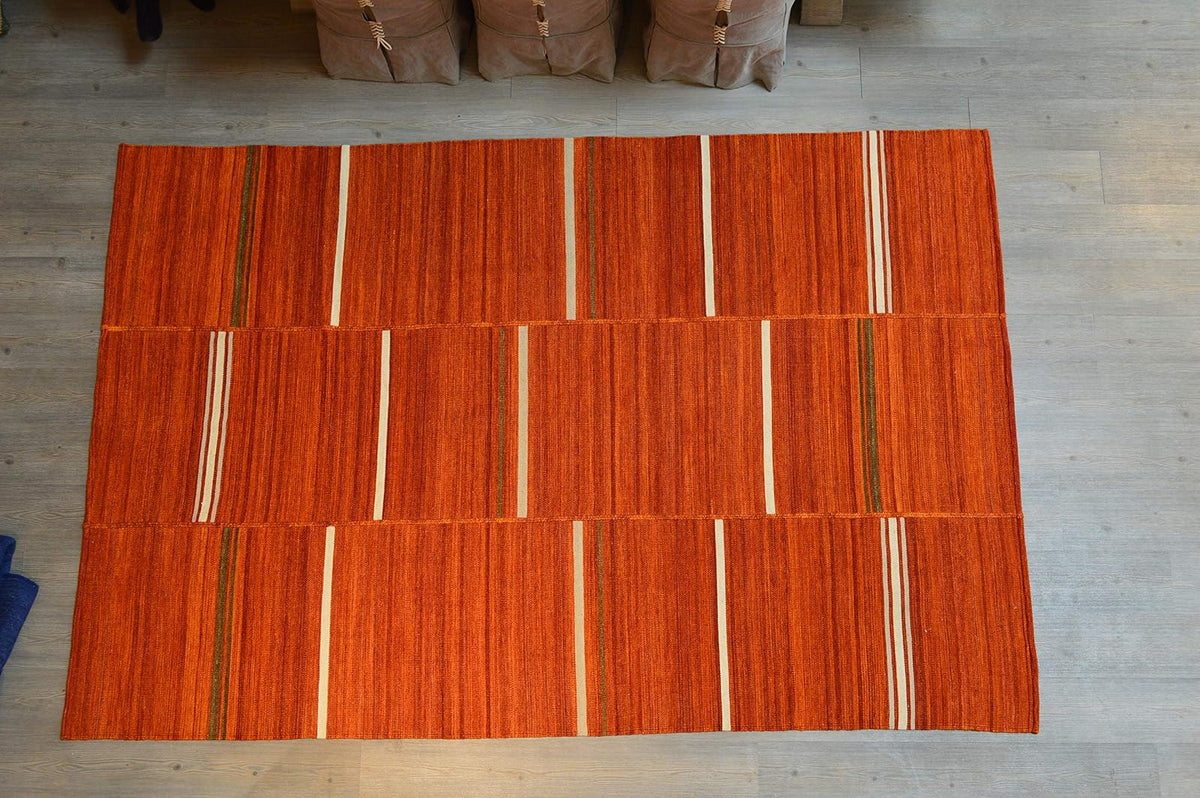 DiB DHURRIE PATCH ROJO 200X300 DHURRIE PATCH ROJO 200X300