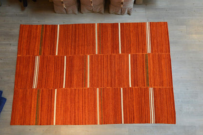 DiB DHURRIE PATCH ROJO 200X300 DHURRIE PATCH ROJO 200X300