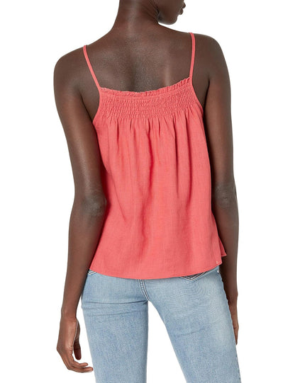 Sugar Lips Carrine Smocked Cami Camiseta de Tirantes Mujer