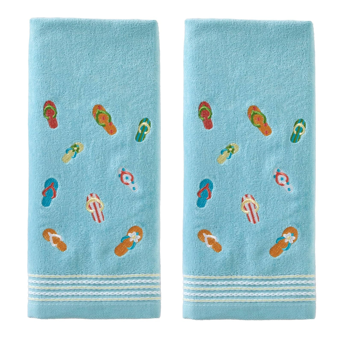 SKL Home - Toalla de Mano (2 Unidades), Color Azul