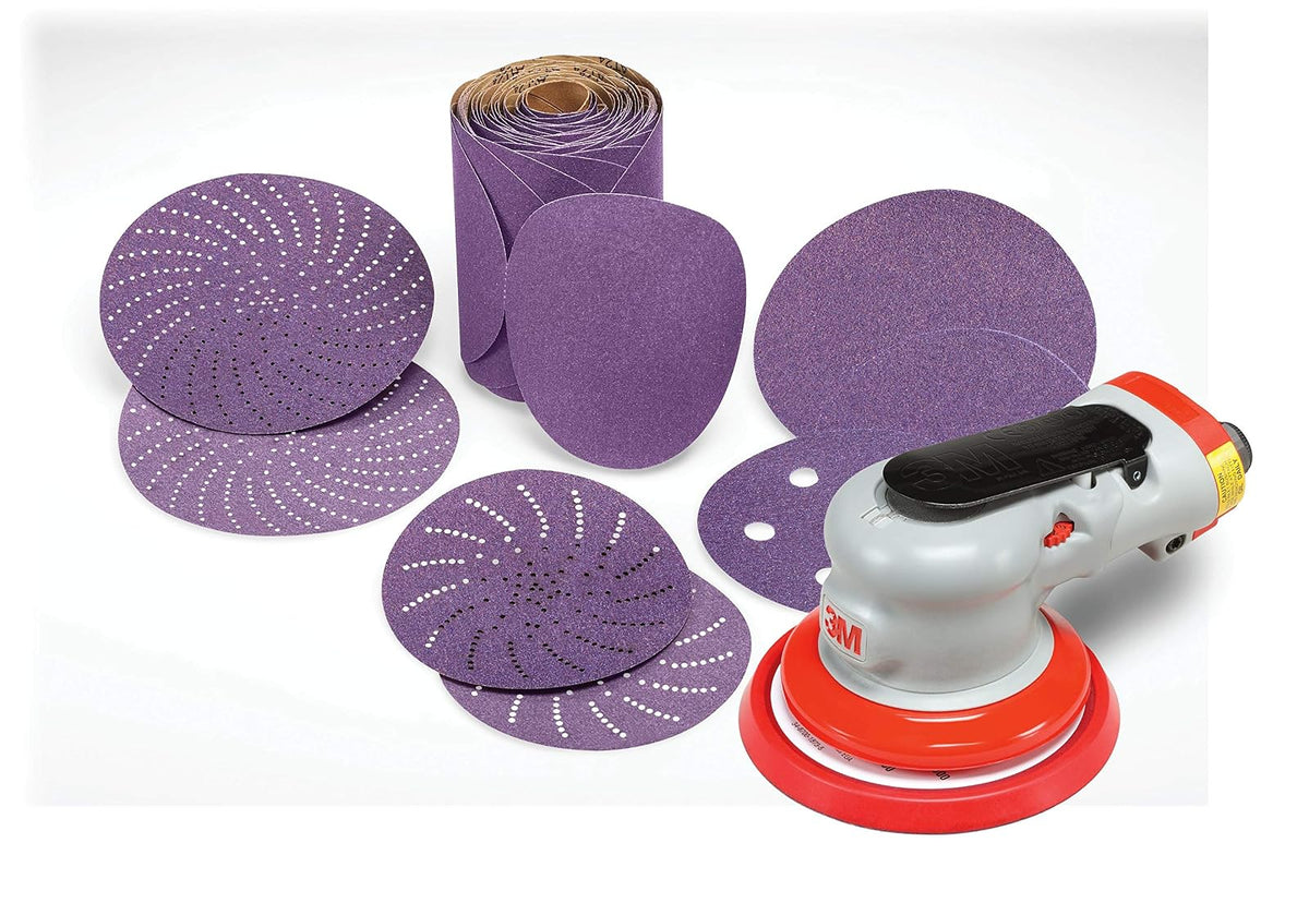 3M Stikit Disc 775L, 5 pulgadas, Grano de Cerámica, 240+/320+/400+