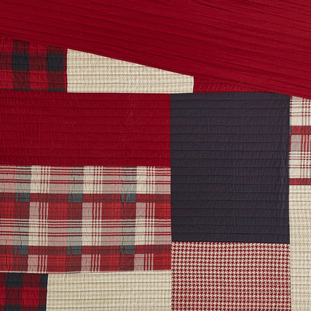 Woolrich WR14-1730 Coverlet Mini Set, Red | Rojo, Oversized Full/Queen, Incluye 1 colcha y 2 fundas, Reversible