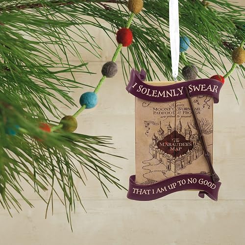 Hallmark Adorno navideño con Mapa del merodeador de Harry Potter