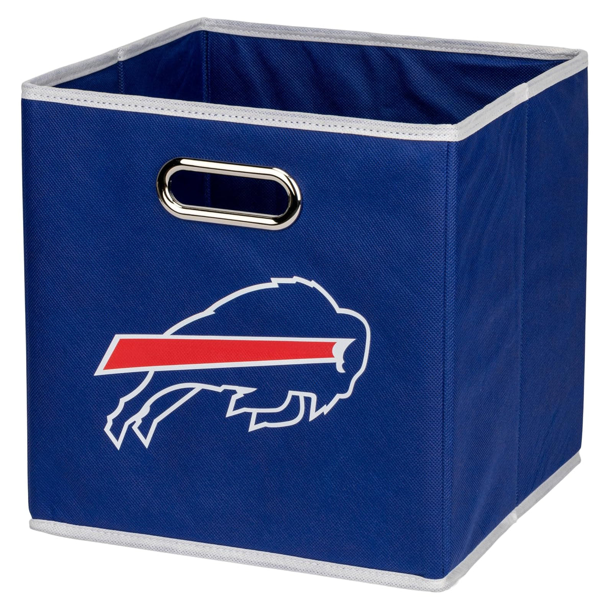 Franklin Sports Cubos de Almacenamiento de Tela de Equipo de NFL Hecho para Adaptarse a los organizadores de Almacenamiento (27.9 x 26.6 x 26.6 cm) - Buffalo Bills