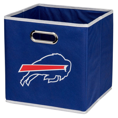 Franklin Sports Cubos de Almacenamiento de Tela de Equipo de NFL Hecho para Adaptarse a los organizadores de Almacenamiento (27.9 x 26.6 x 26.6 cm) - Buffalo Bills