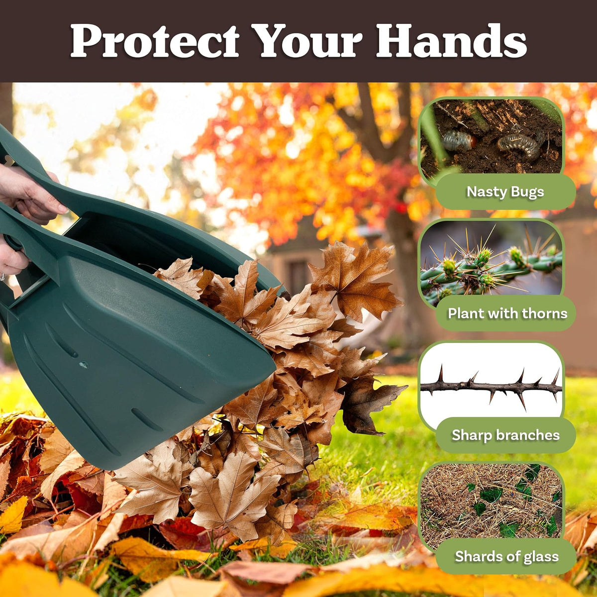 Pure Garden 50-114 Gorilla Garden Hands Pair