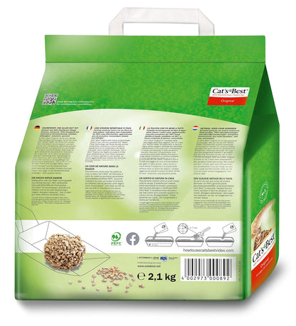 Cat´s Best Bolsa para Cajas de Arena, Oko Plus, color Natural, 2.1 Kg