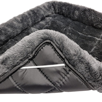 Cama Gris para Perro o Gato de 42 Pulgadas con cómodo Refuerzo, Ideal para Razas de Perros Grandes y se Adapta a una Caja de Perro de 42 Pulgadas, fácil Mantenimiento, Lavar y secar a máquina