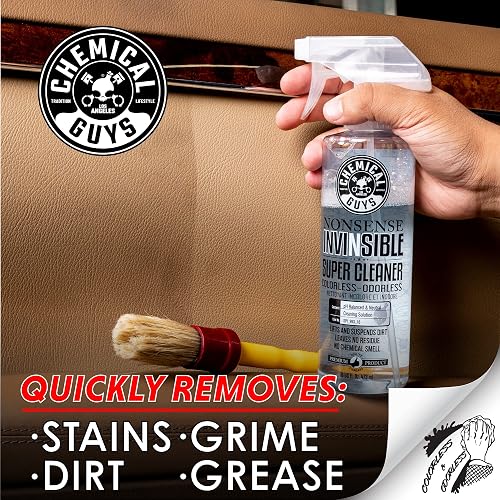 Chemical Guys SPI_993_1602 Limpiador de superficies incoloro e inodoro, seguro para automóviles, camiones, SUV, Jeeps, motocicletas, caravanas y más, 16 fl. oz, paquete de 2