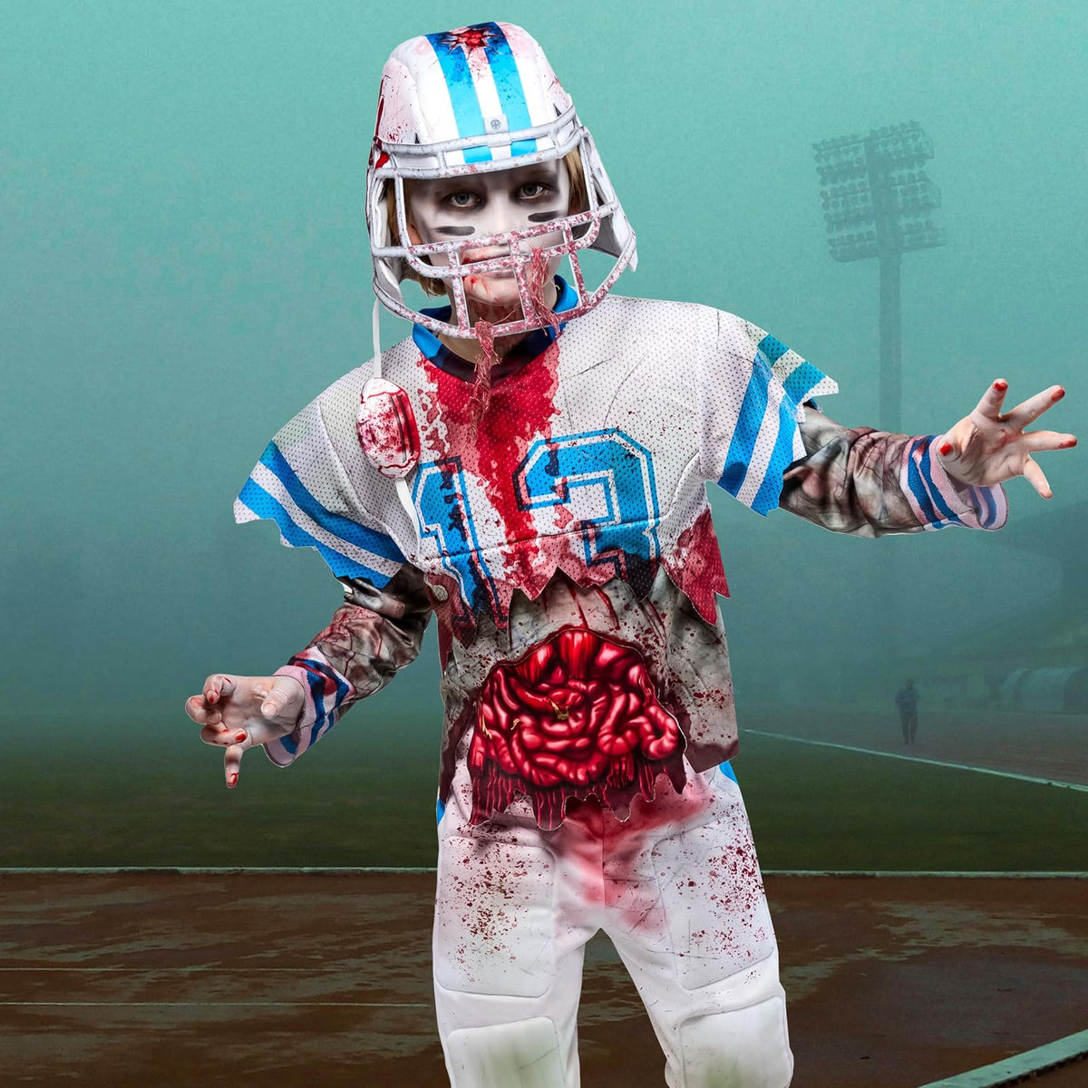 Rubies Zombie Football Player Costume for Kids