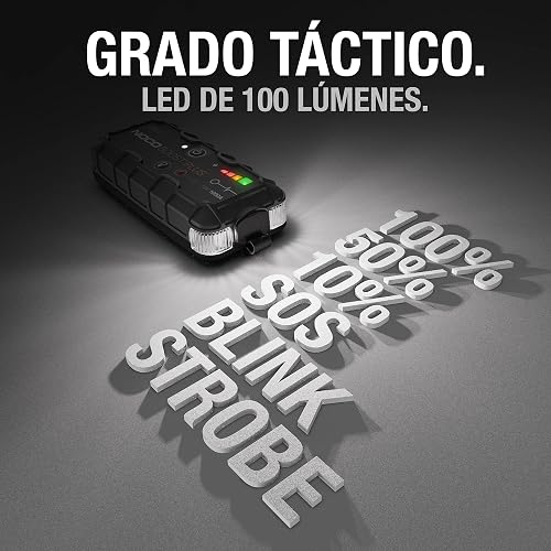 NOCO Boost GB40: Arrancador de batería de Auto 1000A – Booster de Litio portátil 12V, Power Bank y Cables para Pasar Corriente – para Motores de Gasolina hasta 6.0L y diésel hasta 3.0L