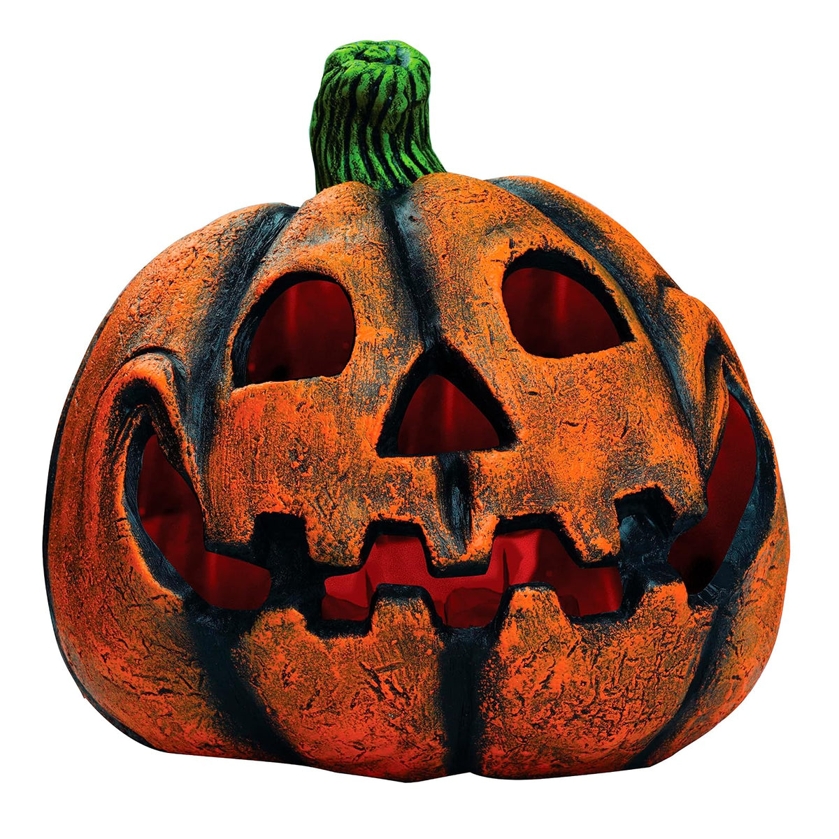 Ghoulish Productions Funny Pumpkin, Decoración de Calabaza Divertida, Decoraciones de Calabazas para Adorno de Halloween Ideal para Casa, Jardín, Casas de Terror