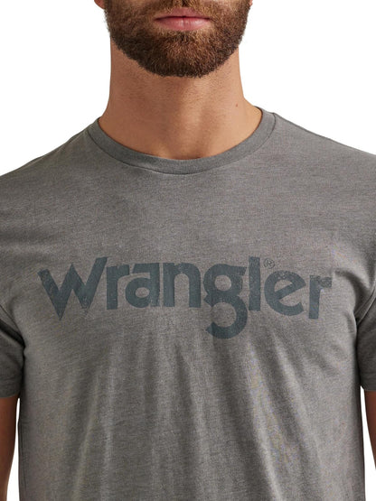 Wrangler Western - Playera de Manga Corta con Cuello Redondo para Hombre