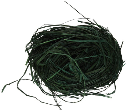 Joseph M. Stern Dyed Raffia, 2-Ounce, Hunter Green