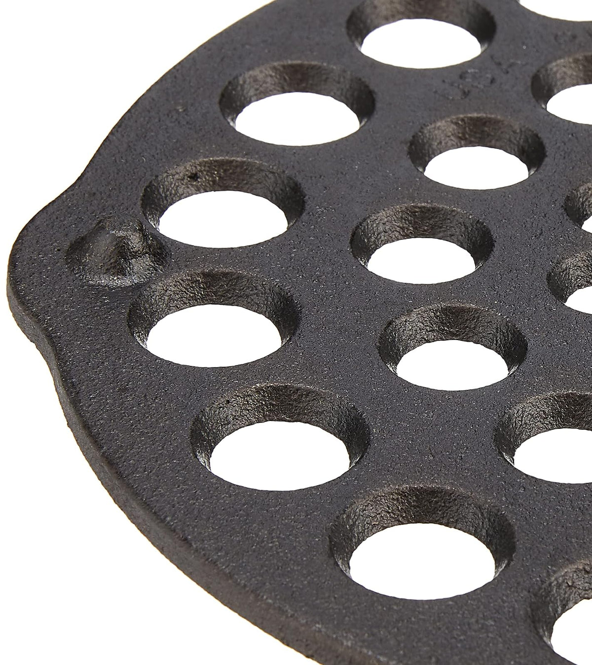 Lodge L8DOT3 Cast Iron Meat Rack/Trivet, Pre-Seasoned, 8"
