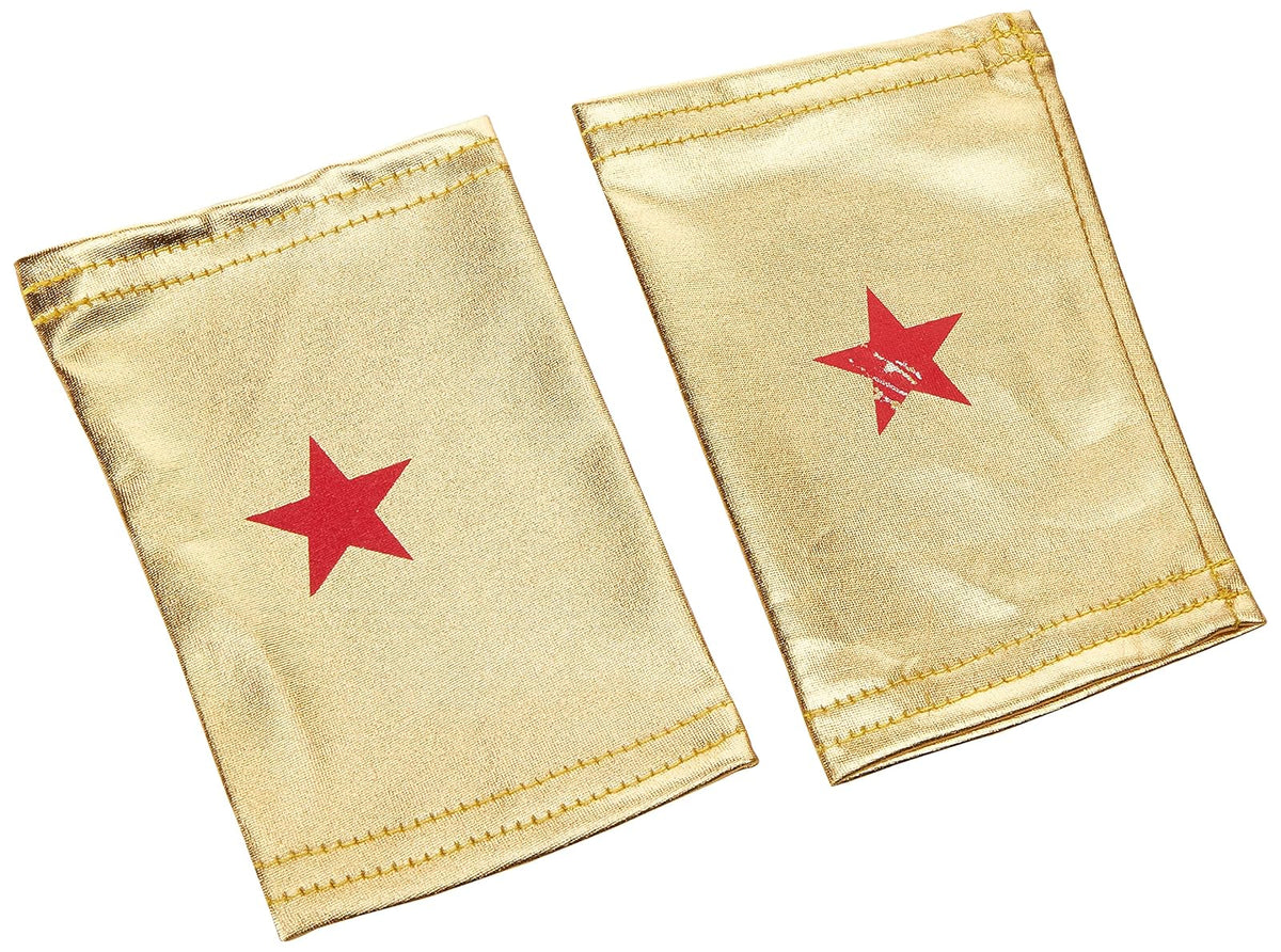 Rubie's - Kit de accesorios de Wonder Woman de DC Comics para mujer con guanteletes de lazo, multicolor, talla única