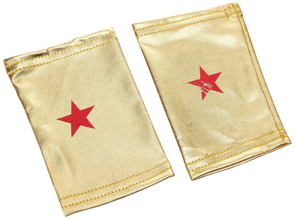 Rubie's - Kit de accesorios de Wonder Woman de DC Comics para mujer con guanteletes de lazo, multicolor, talla única