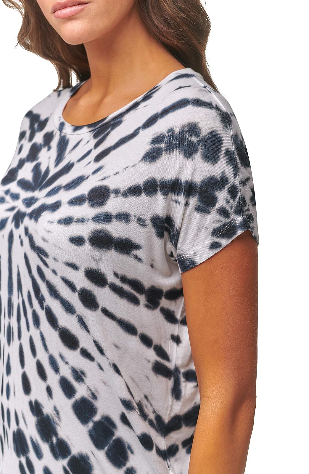 Marc New York Performance Camiseta de Manga Corta Tie Dye Camiseta para Mujer