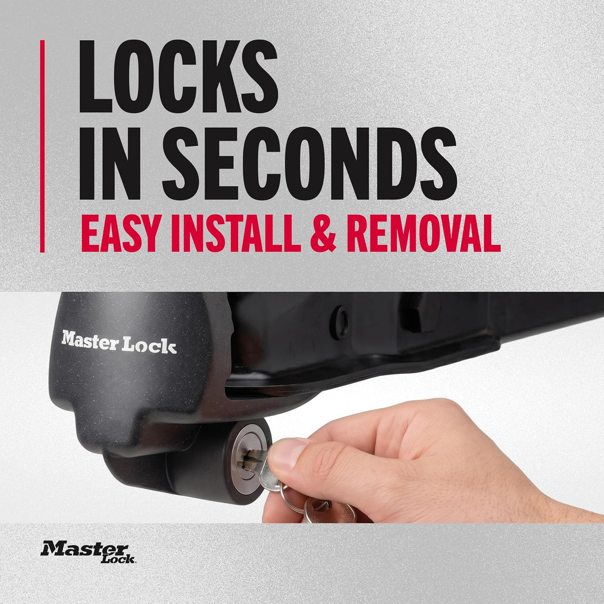Master Lock 379ATPY Universal Trailer Hitch Lock