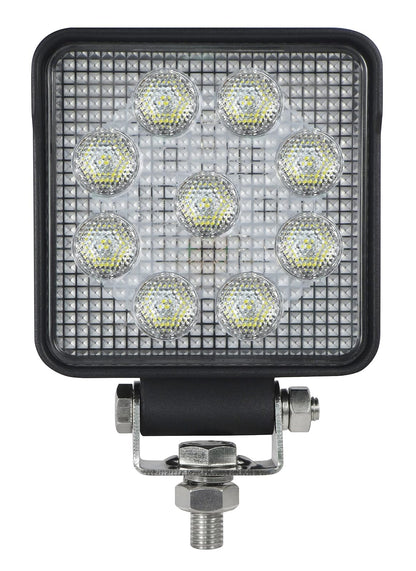 Hella 357103002 ValueFit 4 Square 1.0 LED Luz de Trabajo de Rango Cerrado, Negro