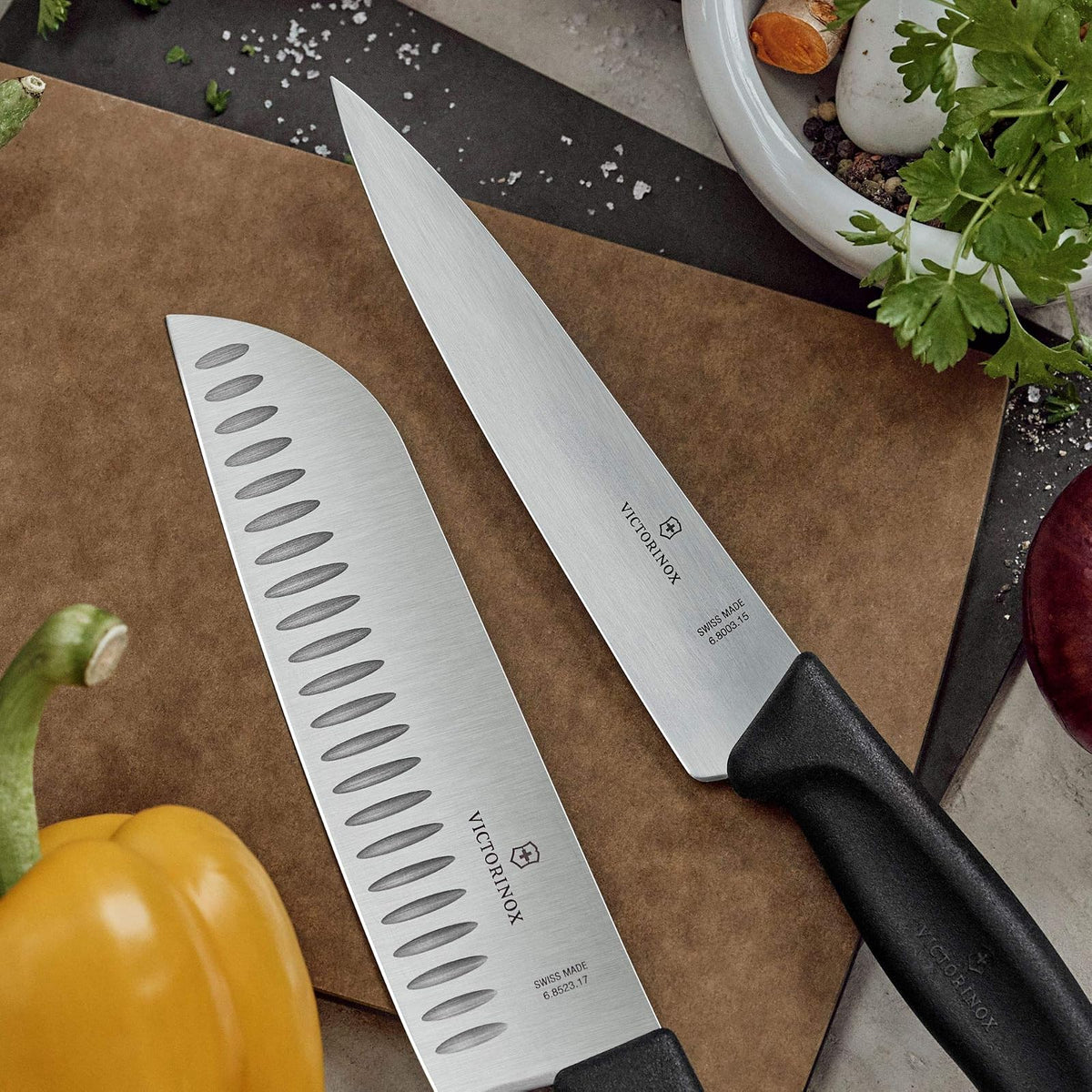 Victorinox 6.8003.15G Cuchillo De Cocina, 15 Cm, Negro