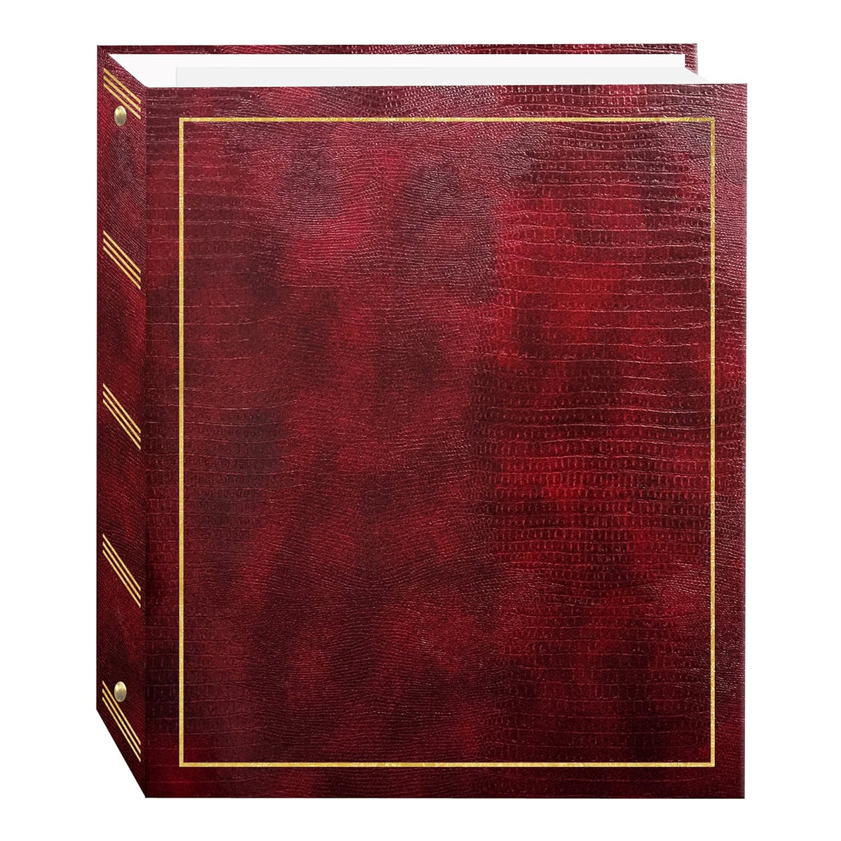 Pioneer Photo Albums Álbum de Fotos Magnético LM-100/HG, 50 Hojas - Rojo Borgoña - Álbumes de fotos
