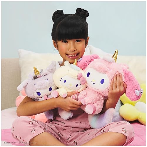 GUND Sanrio My Melody - Juguete de Peluche de Unicornio de Primera Calidad para Edades de 1 año en adelante, Rosa, 9.5 Pulgadas