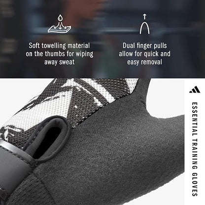 Adidas - Guantes de Entrenamiento Essential Unisex para Adultos