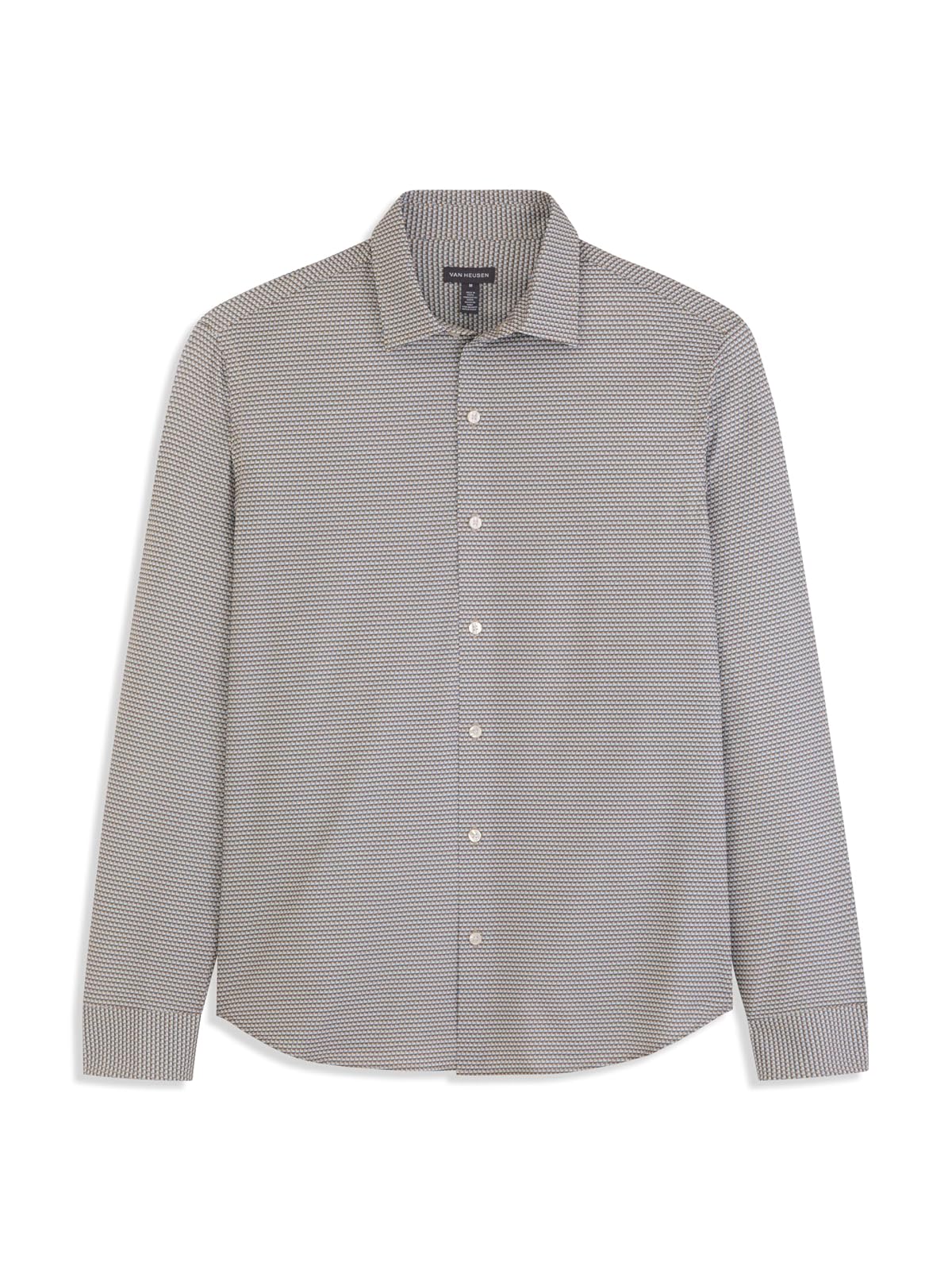 Van Heusen - Camisa elástica de Manga Larga para Hombre