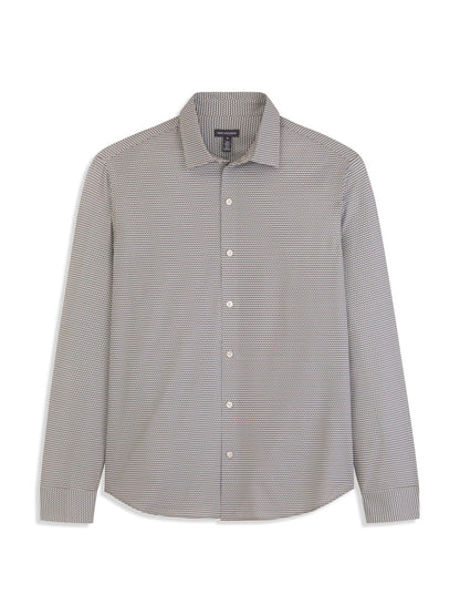 Van Heusen - Camisa elástica de Manga Larga para Hombre