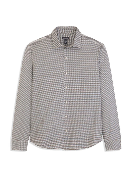 Van Heusen - Camisa elástica de Manga Larga para Hombre