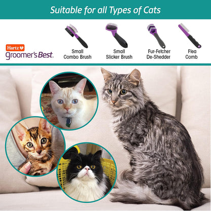 HARTZ - El mejor cepillo de peluquero para gatos y perros pequeños