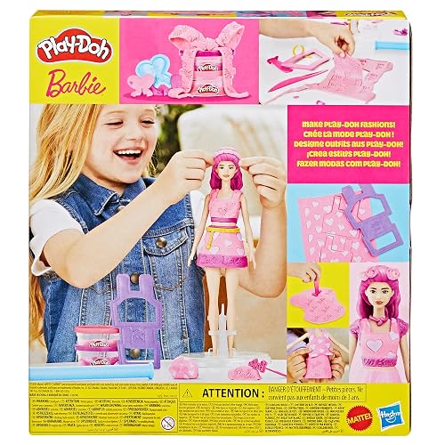 Play-Doh Set de Masas Moldeables Corazones y Cabello Barbie +5 Años