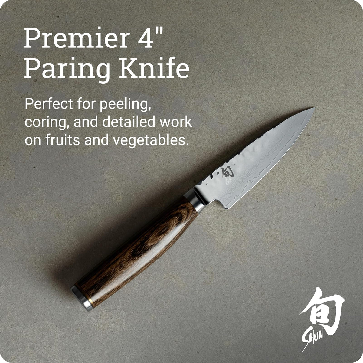 Shun Premier - Cuchillo de pelar, 10.16 cm