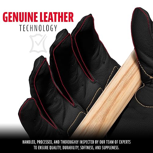 Franklin Sports MLB Guantes de bateo de béisbol – Shok-Sorb X Guantes de bateo para béisbol + sóftbol – Pares de Guantes de bateo Acolchados para Adultos + jóvenes, Varios Colores + tamaños