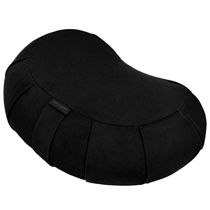 Retrospec Sedona Cojín de Meditación Media Luna - Media luna - Negro