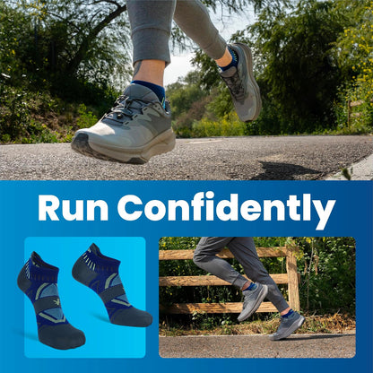 Balega Hidden Dry Moisture Wicking Performance No Show Athletic Running Socks (1 Pair) Balega - Calcetines deportivos ocultos para correr para hombres y mujeres (1 par), cobalto, talla S Mujer