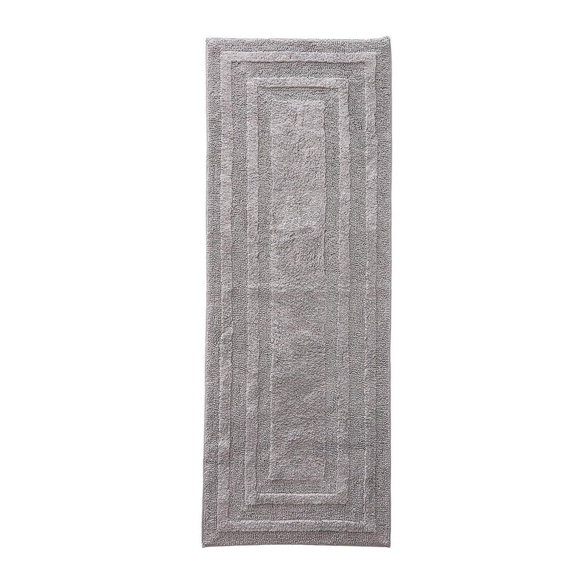 Eddie Bauer - Alfombra de baño de algodón Suave, súper Absorbente y de Secado rápido (Logan Cromado Grey, 60 x 22 Pulgadas) - 5' x 1'10" (Rectangular) - Cromo Gris