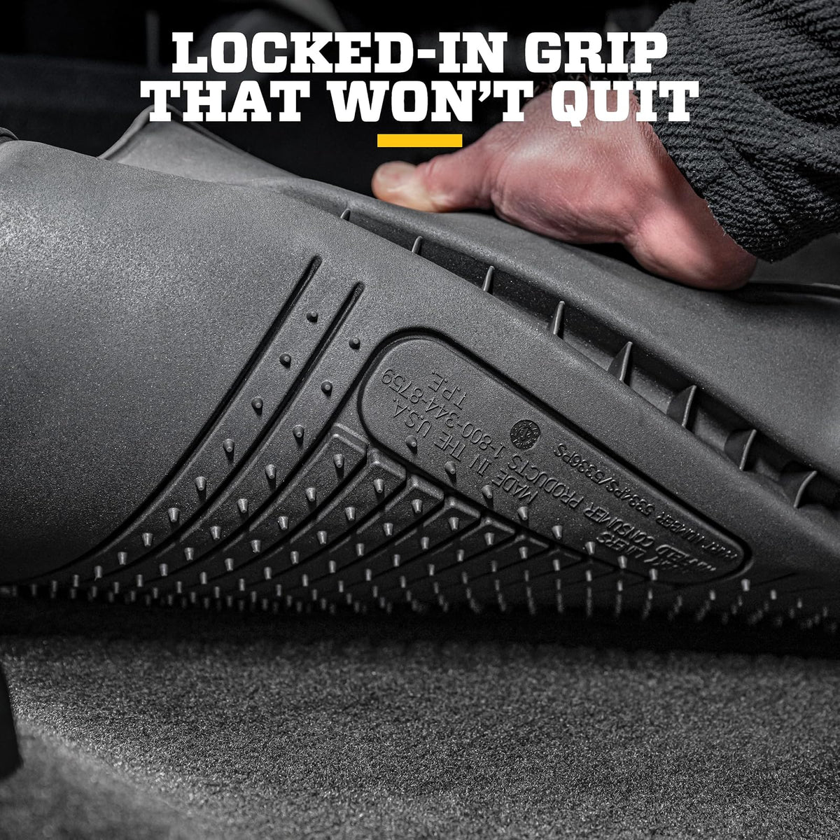 Husky Liners Weatherbeater - Alfombrillas para Jeep Renegade 2015-2021 | Fila Delantera y 2da, 3 Piezas, Color Negro - 99081