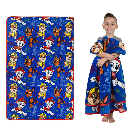 Franco Manta de Felpa súper Suave para niños, 62 x 90 Pulgadas, Patrulla Canina