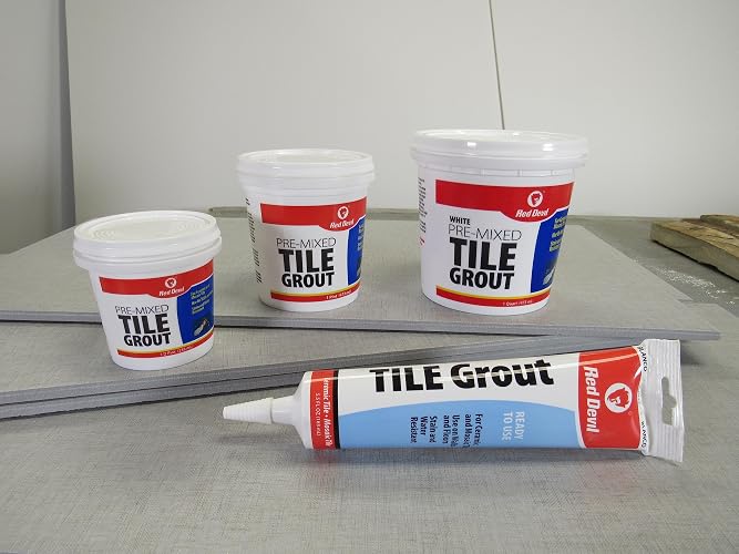 Red Devil, Inc. 424 Pre-Mixed Wall Tile Grout White Quart by Red Devil