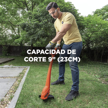 BLACK+DECKER Desbrozadora Eléctrica 9" (230mm), 350W, GL350