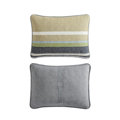 Eddie Bauer - Juego de edredón Reversible de algodón con Fundas a Juego, decoración Ligera del hogar para Todas Las Estaciones (Escalera de salmón Multi, King)