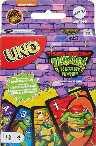 Mattel Games UNO - Juego de Cartas para niños y Noches Familiares, Fiestas, Viajes, Camping y más