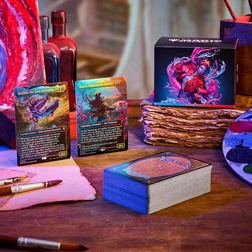 Magic: The Gathering Secrets of Strixhaven Commander Deck - Prismari Artistry (100-Card Deck, Deck Box + Accessories) en Inglés